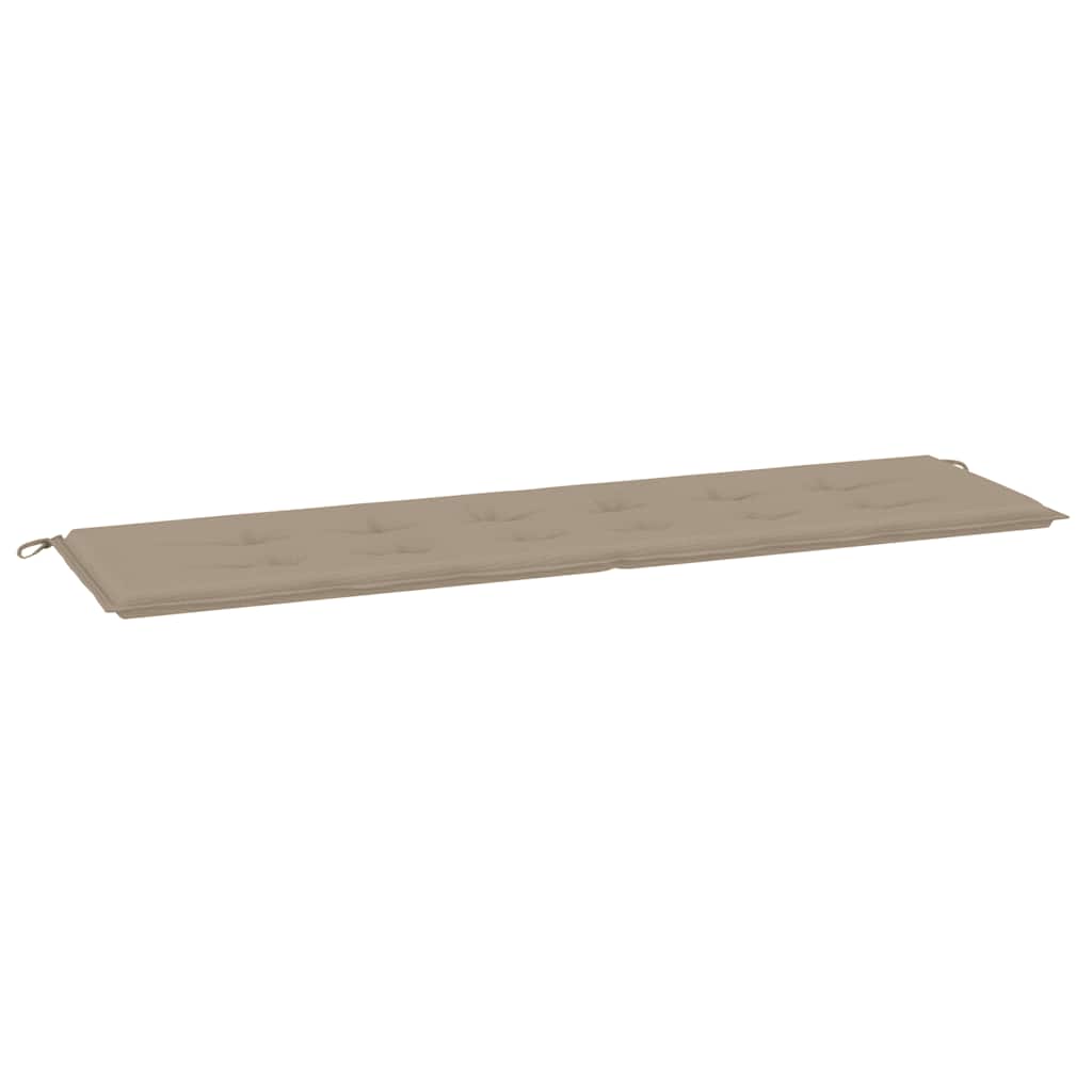 Μαξιλάρι Πάγκου Κήπου Taupe 180x50x3 εκ. Ύφασμα Oxford 2