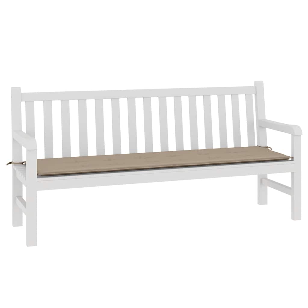 Μαξιλάρι Πάγκου Κήπου Taupe 180x50x3 εκ. Ύφασμα Oxford 3