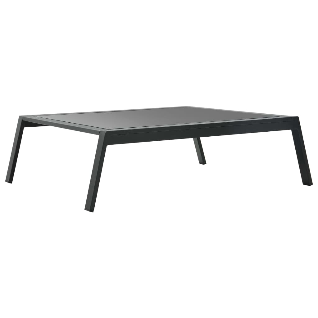 Σαλόνι Κήπου 4 Τεμαχίων Σκούρο Γκρι Αλουμινίου με Μαξιλάρια 10