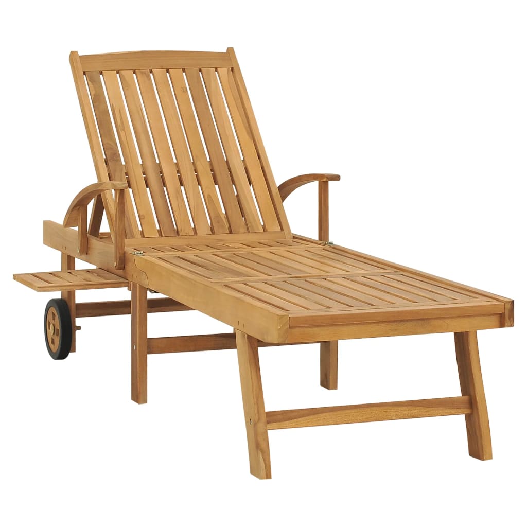 Ξαπλώστρα από Μασίφ Ξύλο Teak 2