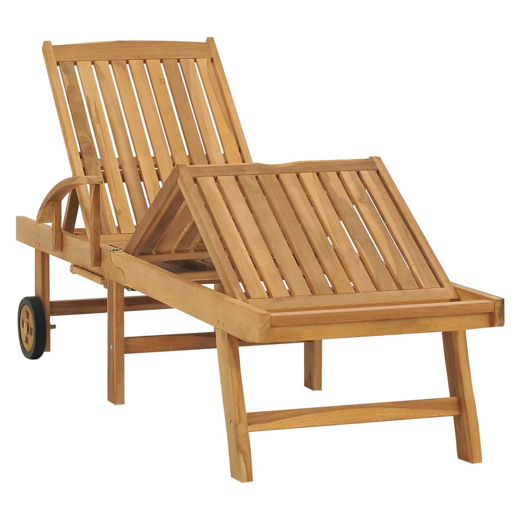 Ξαπλώστρα από Μασίφ Ξύλο Teak 3