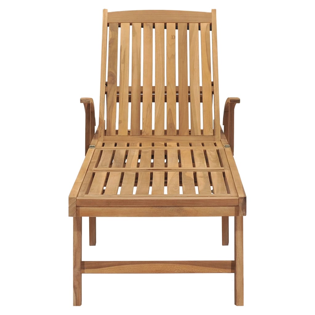 Ξαπλώστρα από Μασίφ Ξύλο Teak 4