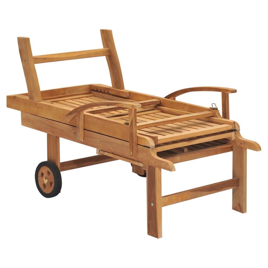 Ξαπλώστρα από Μασίφ Ξύλο Teak 6