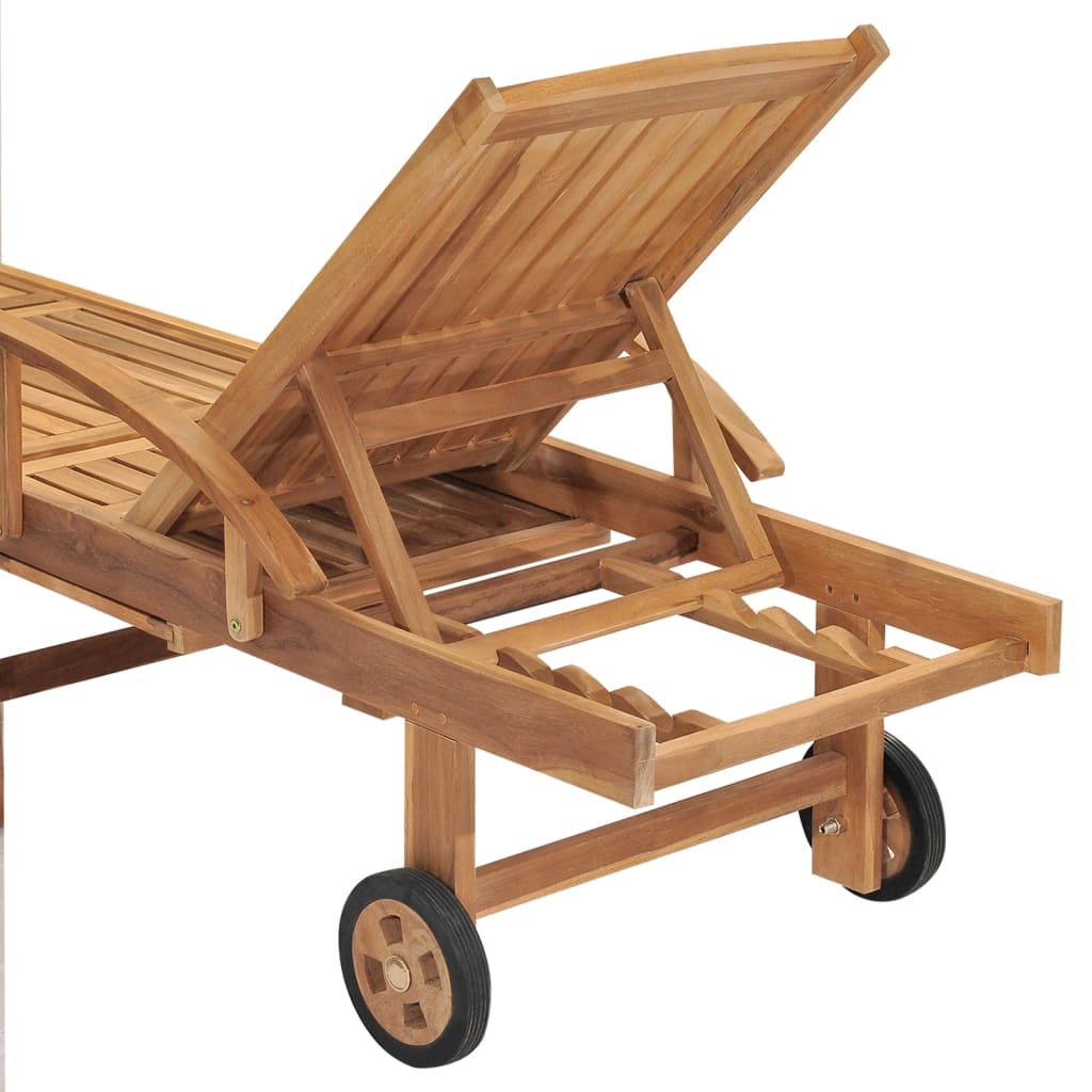 Ξαπλώστρα από Μασίφ Ξύλο Teak 8