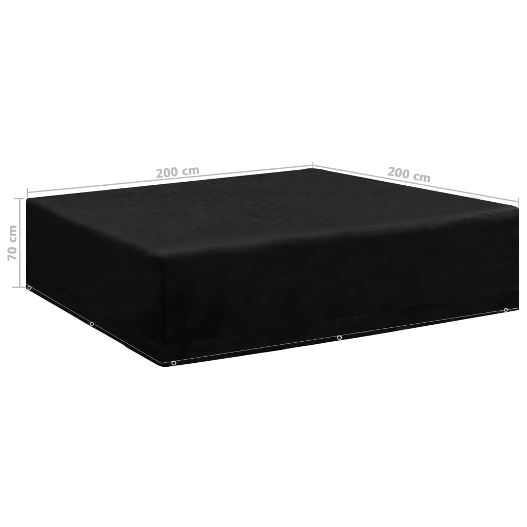 Κάλυμμα Επίπλων Κήπου με 8 Κρίκους 200 x 200 x 70 εκ. 3