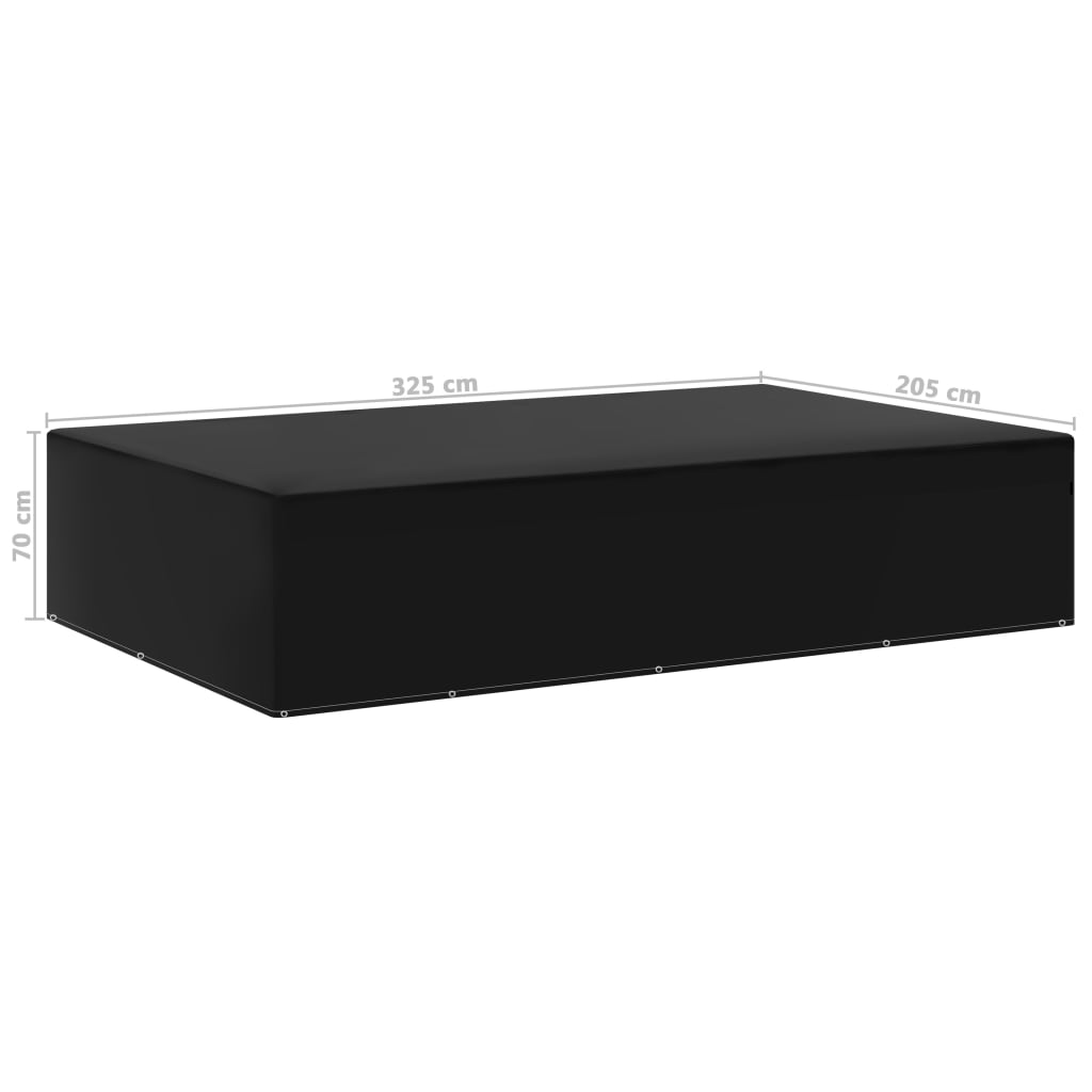 Κάλυμμα Επίπλων Κήπου με 12 Κρίκους 325 x 205x 70 εκ. 5
