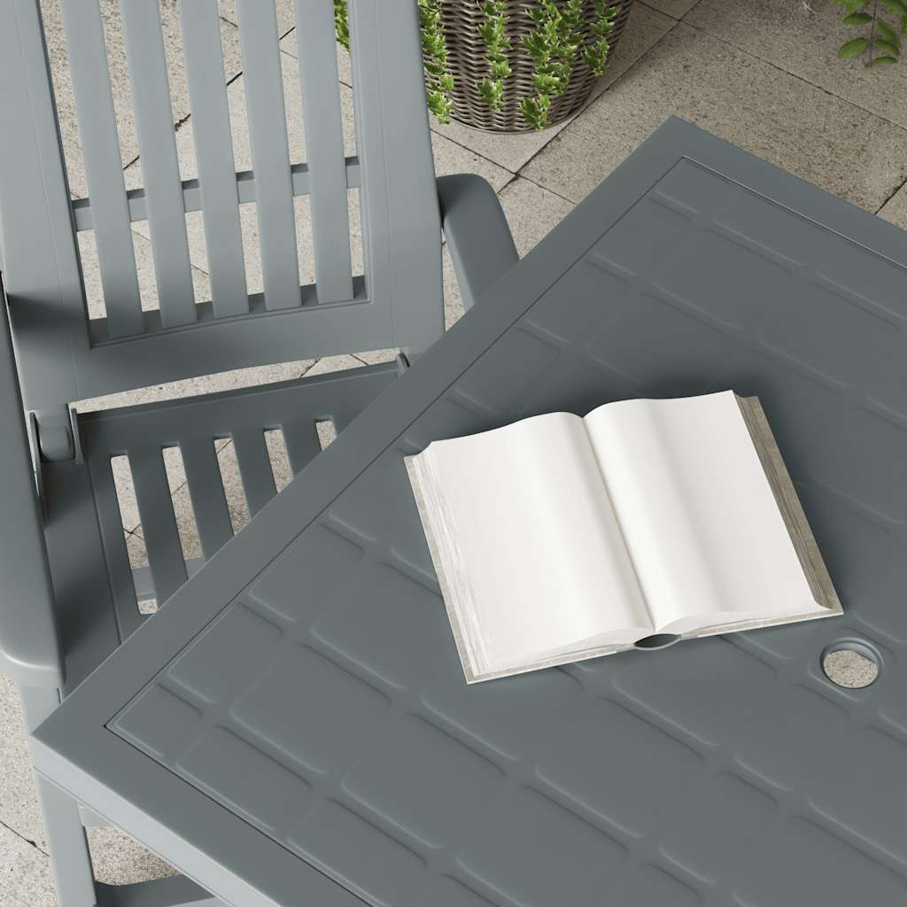 Τραπέζι Κήπου Πράσινο 80 x 75 x 72 εκ. Πλαστικό 4