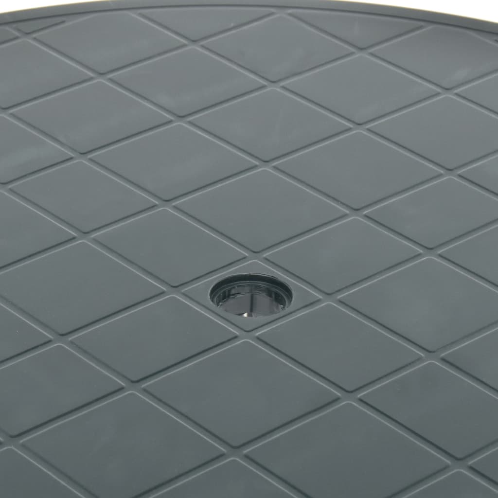 Τραπέζι Κήπου Πράσινο 89 εκ. Πλαστικό 5