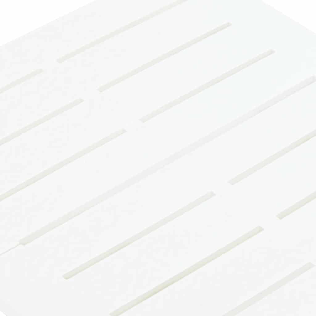 Τραπέζι Κήπου Πτυσσόμενο Λευκό 45 x 43 x 50 εκ. Πλαστικό 6