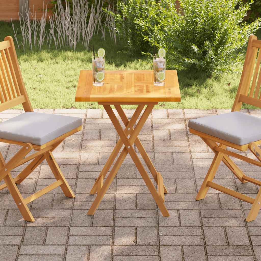 Επιφάνεια Τραπεζιού 60 x 60 x 2,5 εκ. Μασίφ Ξύλο Teak 1