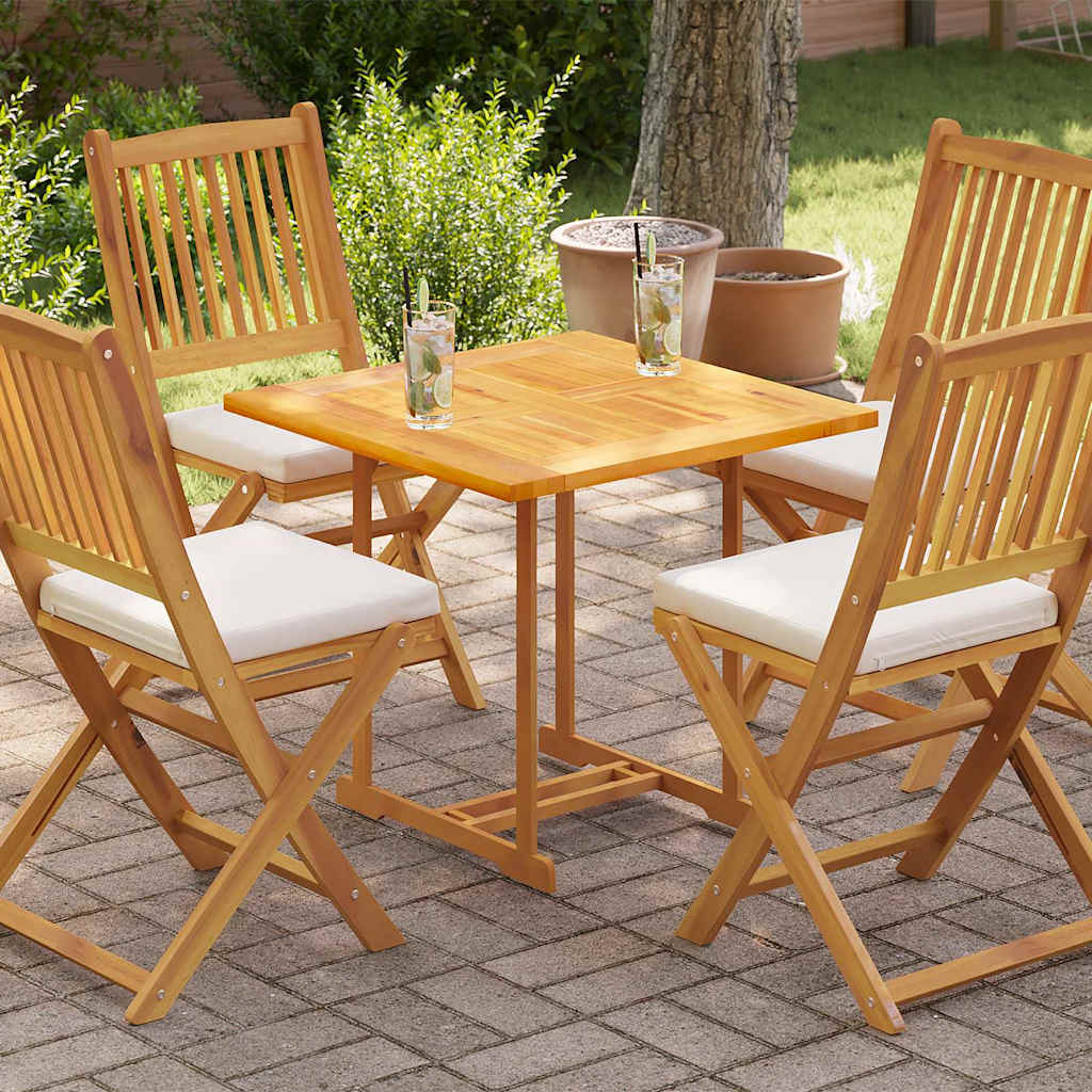 Επιφάνεια Τραπεζιού 70 x 70 x 2,5 εκ. από Μασίφ Ξύλο Teak 1