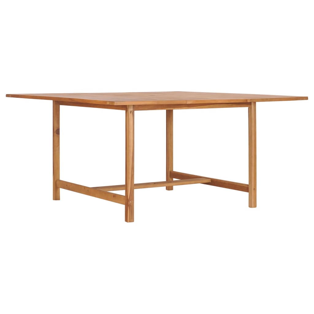 Τραπέζι Κήπου 150 x 150 x 76 εκ. από Μασίφ Ξύλο Teak 1