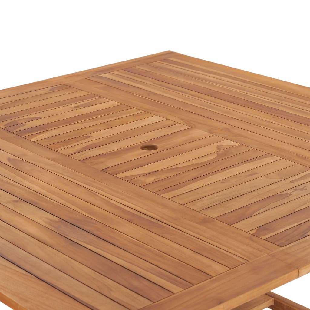 Τραπέζι Κήπου 150 x 150 x 76 εκ. από Μασίφ Ξύλο Teak 6