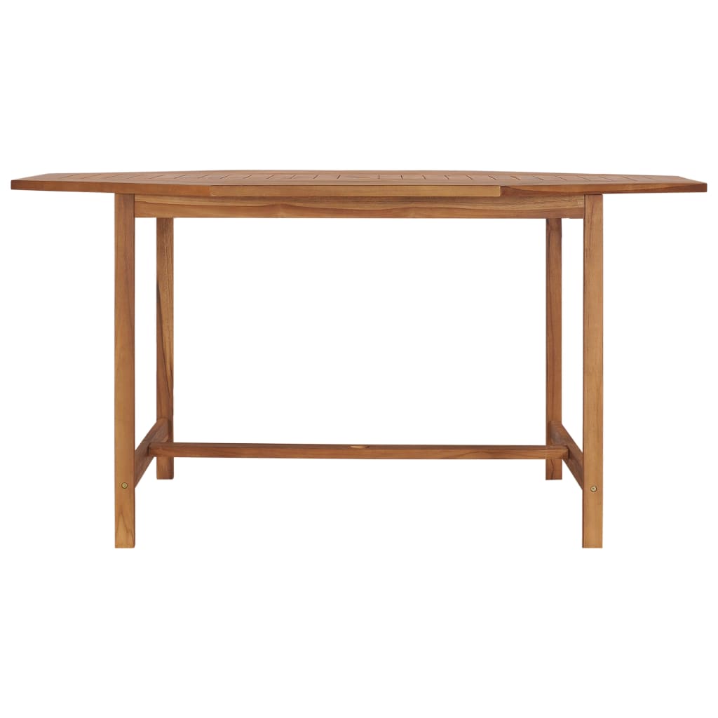 Τραπέζι Κήπου 150 x 150 x 75 εκ. από Μασίφ Ξύλο Teak 2