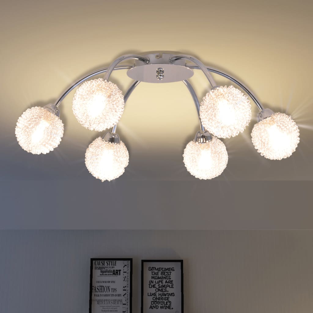 Φωτιστικό Οροφής με 6 LED Λαμπτήρες G9 240 W 1