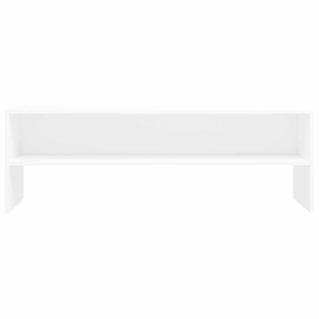 Έπιπλο Τηλεόρασης Λευκό 120 x 40 x 40 εκ. από Επεξ. Ξύλο 4