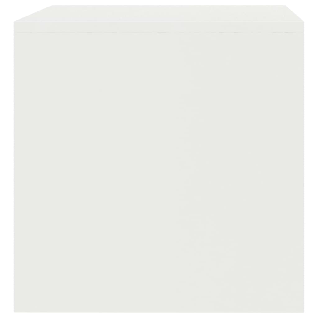 Έπιπλο Τηλεόρασης Λευκό 80 x 40 x 40 εκ. από Επεξ. Ξύλο 5