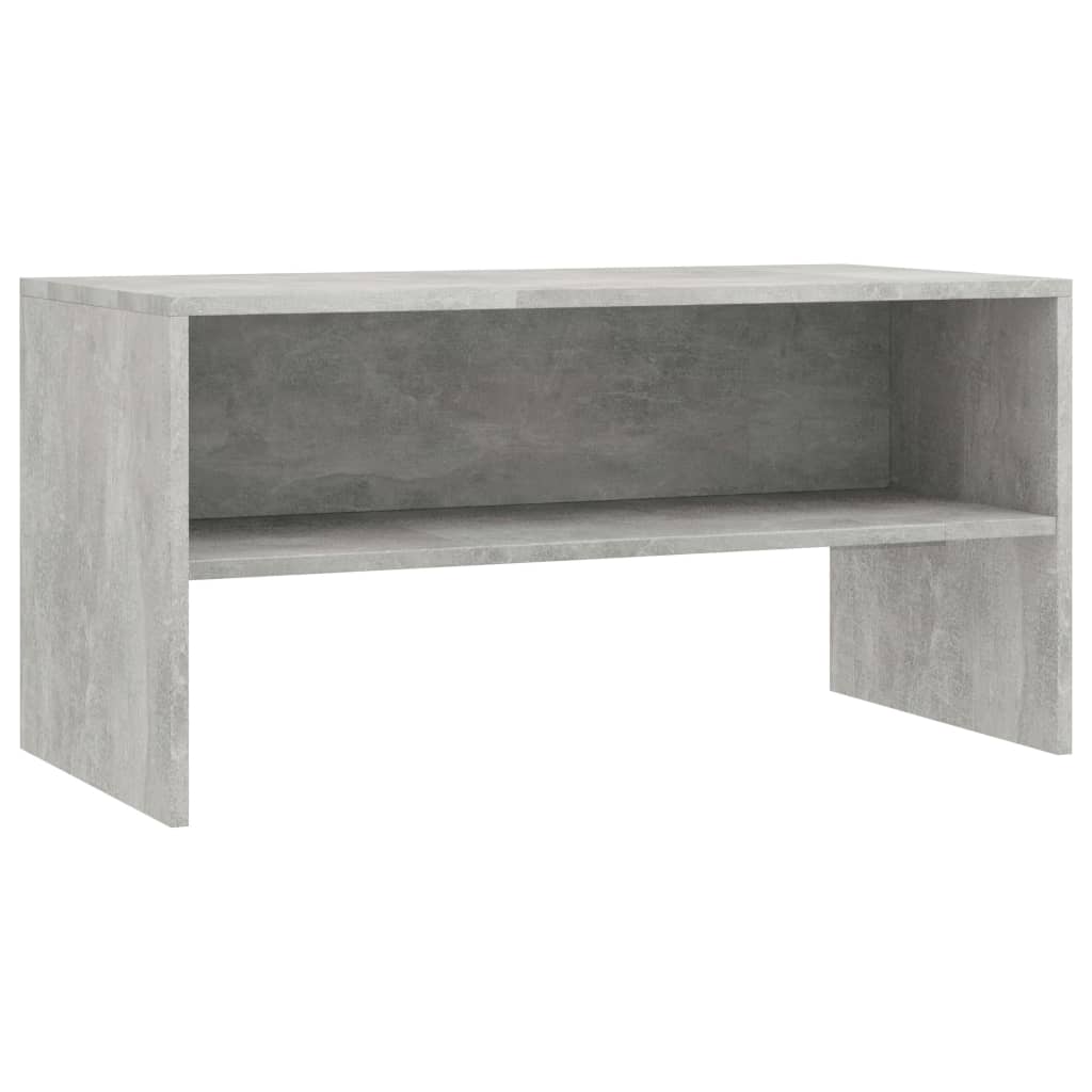 Έπιπλο Τηλεόρασης Γκρι Σκυροδέματος 80x40x40 εκ. Μοριοσανίδα 2
