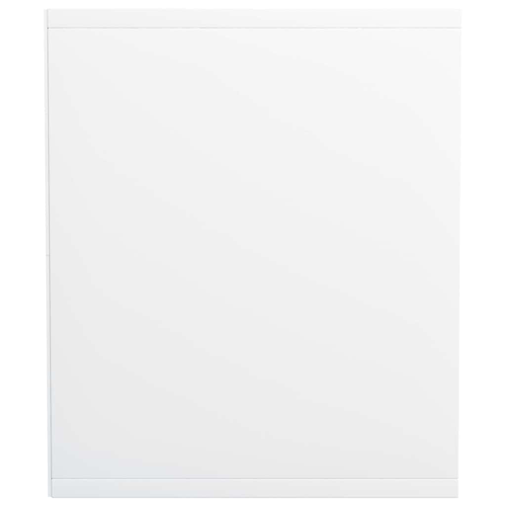 Βιβλιοθήκη/Έπιπλο Τηλεόρασης Λευκό 36x30x143 εκ. Επεξ. Ξύλο 10