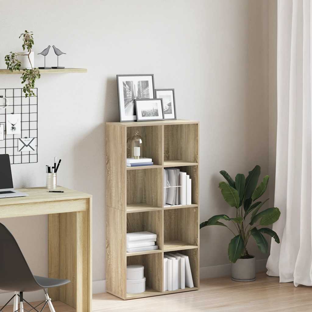 Ραφιέρα/Βιβλιοθήκη Sonoma Δρυς 66x30x130 εκ. από Επεξ. Ξύλο 1