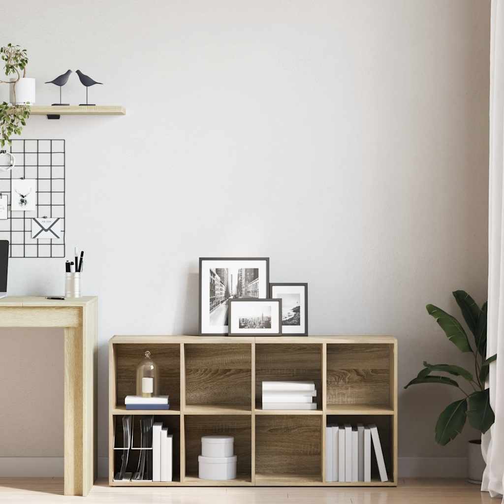 Ραφιέρα/Βιβλιοθήκη Sonoma Δρυς 66x30x130 εκ. από Επεξ. Ξύλο 9