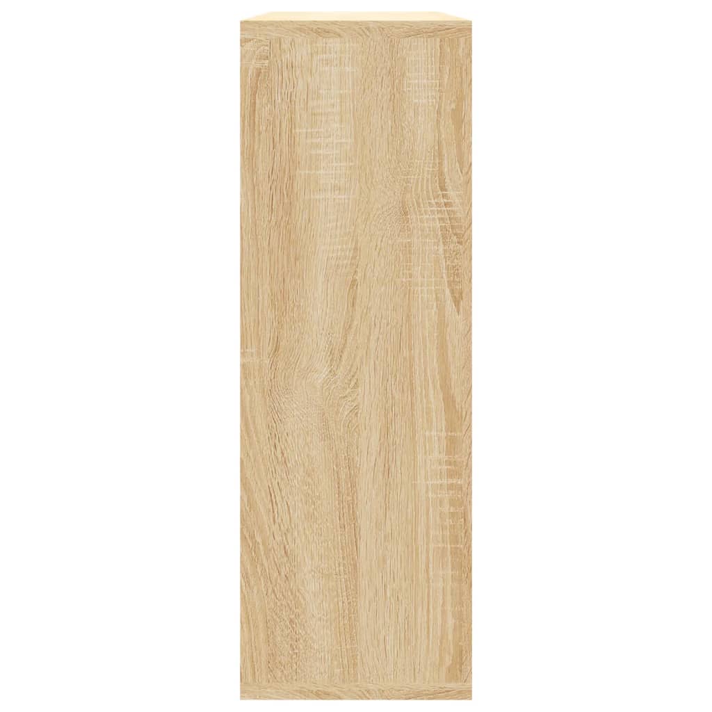 Ραφιέρα Τοίχου Χρώμα Sonoma Δρυς 104x20x58,5 εκ. από Επεξ. Ξύλο 5