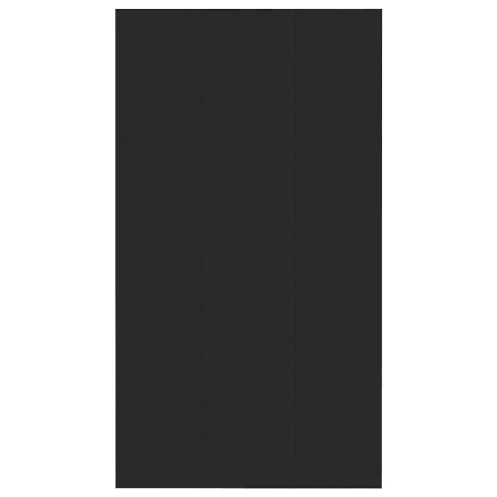 Ραφιέρα / Βιβλιοθήκη Μαύρη 66x30x98 εκ. από Επεξεργασμένο Ξύλο 8