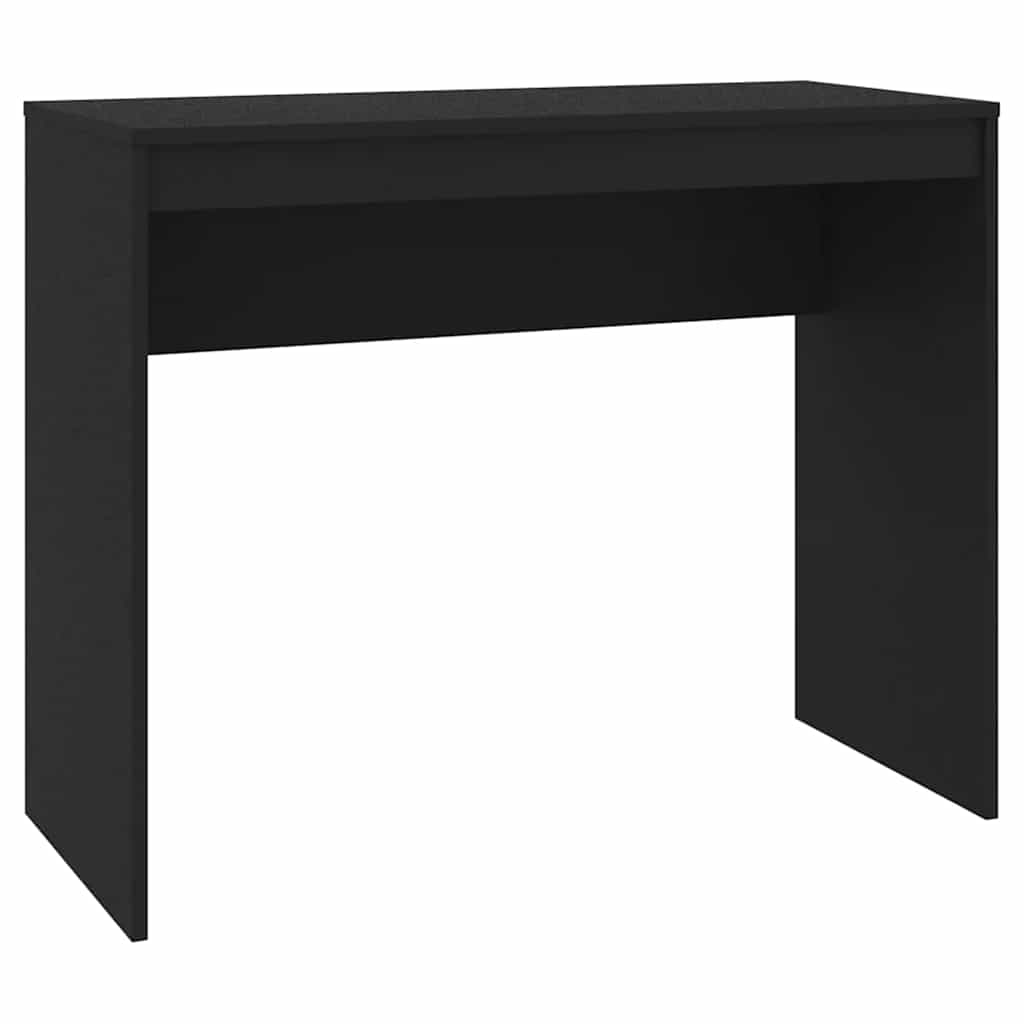 Γραφείο Μαύρο 90 x 40 x 72 εκ. από Επεξεργασμένο Ξύλο 2