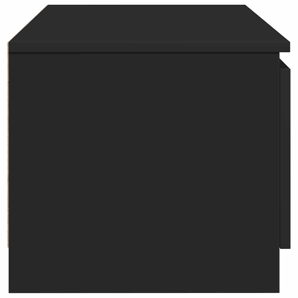 Έπιπλο Τηλεόρασης Μαύρο 140 x 40 x 35,5 εκ. από Επεξ. Ξύλο 7