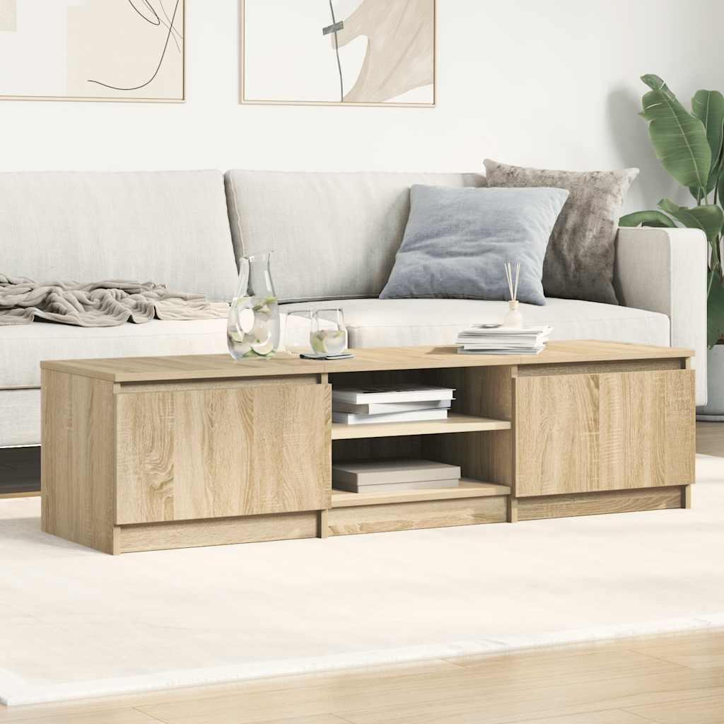 Έπιπλο Τηλεόρασης Sonoma Δρυς 140x40x35,5 εκ. από Επεξ. Ξύλο 3