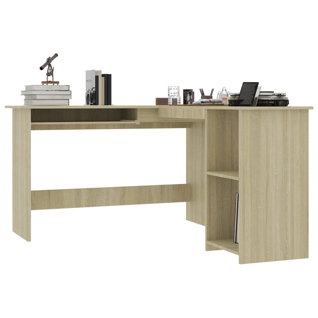 Γραφείο Γωνιακό Sonoma Δρυς 120 x 140 x 75 εκ. από Επεξ. Ξύλο 3