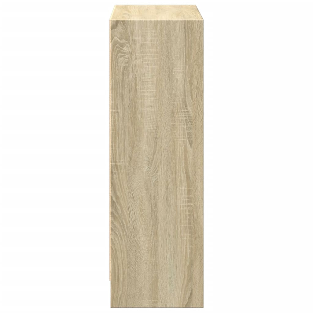 Βιβλιοθήκη Χρώμα Sonoma Δρυς 40 x 24 x 75 εκ. από Μοριοσανίδα 6