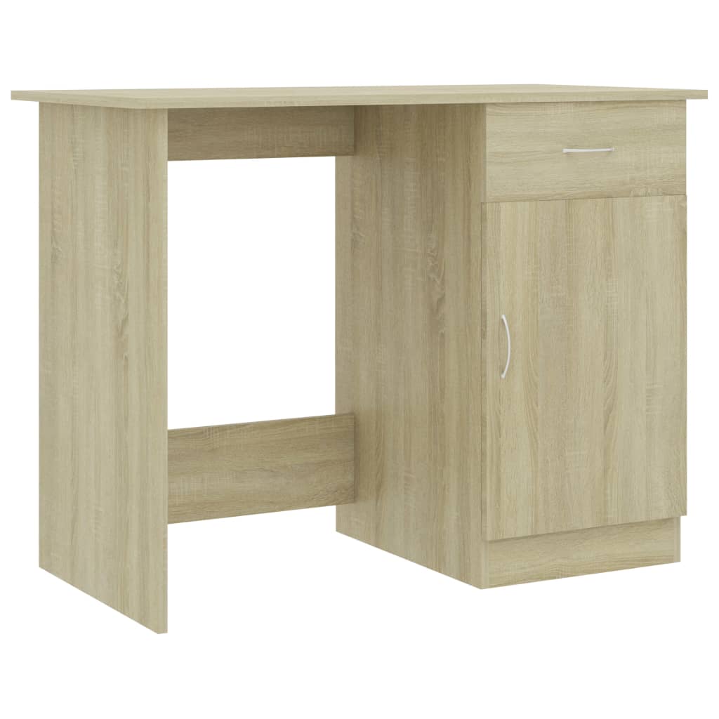 Γραφείο Χρώμα Sonoma Δρυς 100 x 50 x 76 εκ. από Επεξ. Ξύλο 2