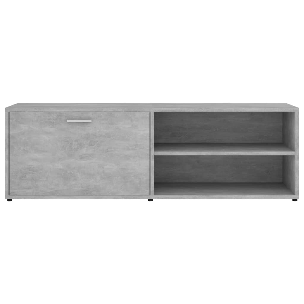 Έπιπλο Τηλεόρασης Γκρι Σκυροδέματος 120x34x37 εκ. Επεξ. Ξύλο 7