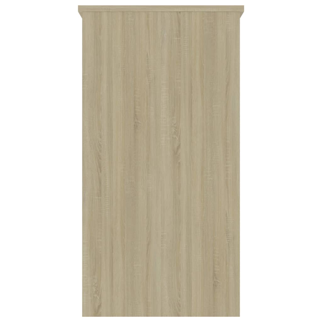 Γραφείο Χρώμα Sonoma Δρυς 80 x 40 x 75 εκ. από Επεξ. Ξύλο 4