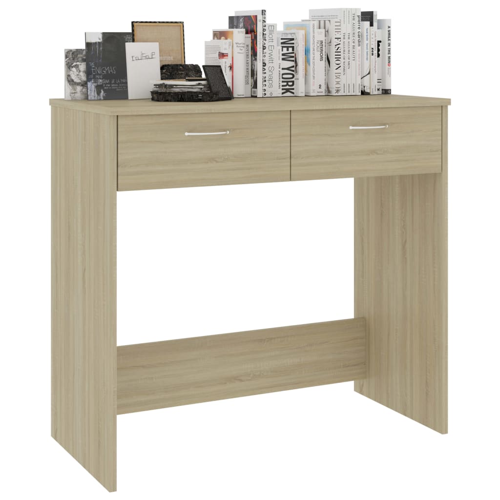 Γραφείο Χρώμα Sonoma Δρυς 80 x 40 x 75 εκ. από Επεξ. Ξύλο 5