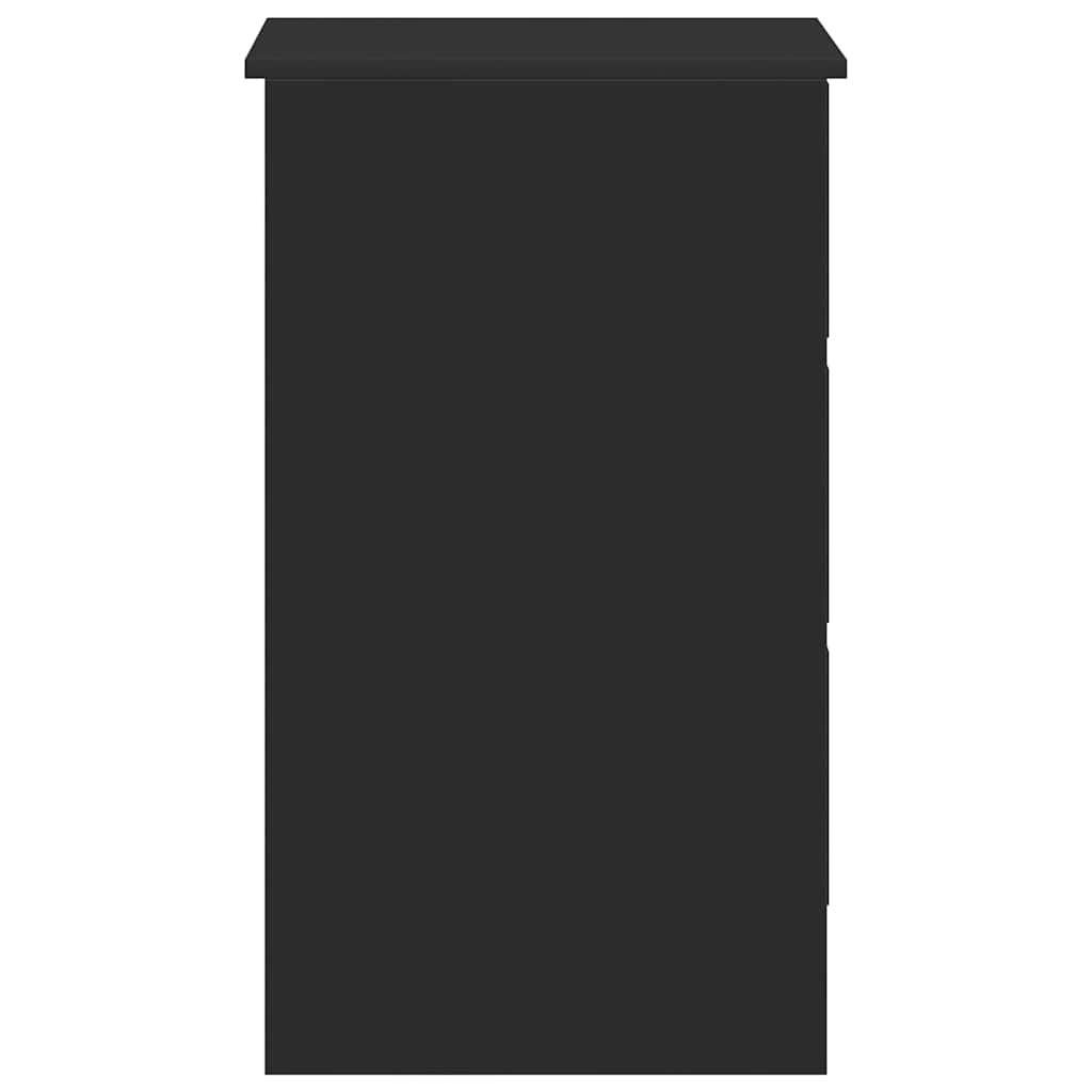 Γραφείο Μαύρο 90 x 45 x 76 εκ. από Επεξ. Ξύλο 7