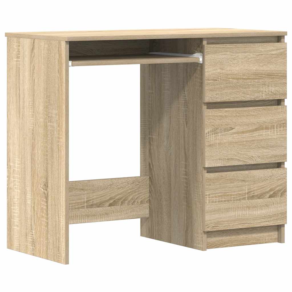 Γραφείο Χρώμα Sonoma Δρυς 90 x 45 x 76 εκ. από Επεξ. Ξύλο 2