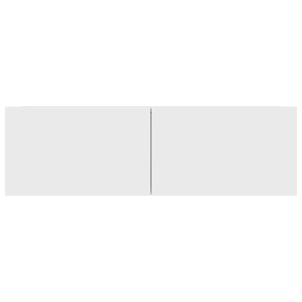 Έπιπλο Τηλεόρασης Λευκό 100 x 30 x 30 εκ. από Επεξ. Ξύλο 6