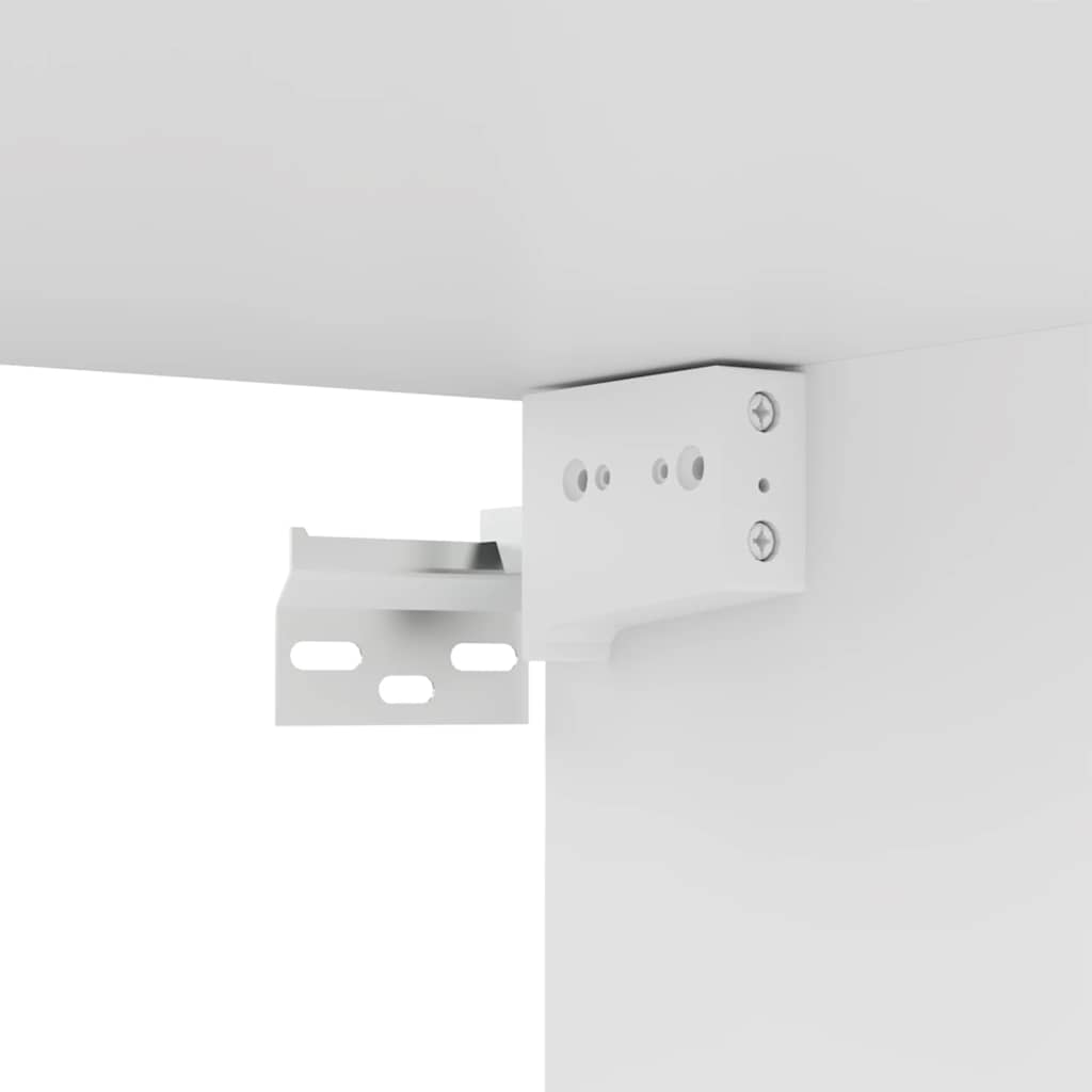 Έπιπλο Τηλεόρασης Λευκό 100 x 30 x 30 εκ. από Επεξ. Ξύλο 8