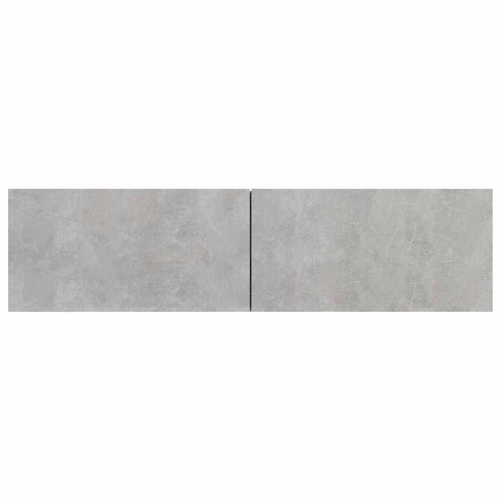 Έπιπλο Τηλεόρασης Γκρι Σκυροδέματος 120x30x30εκ. από Επεξ. Ξύλο 6