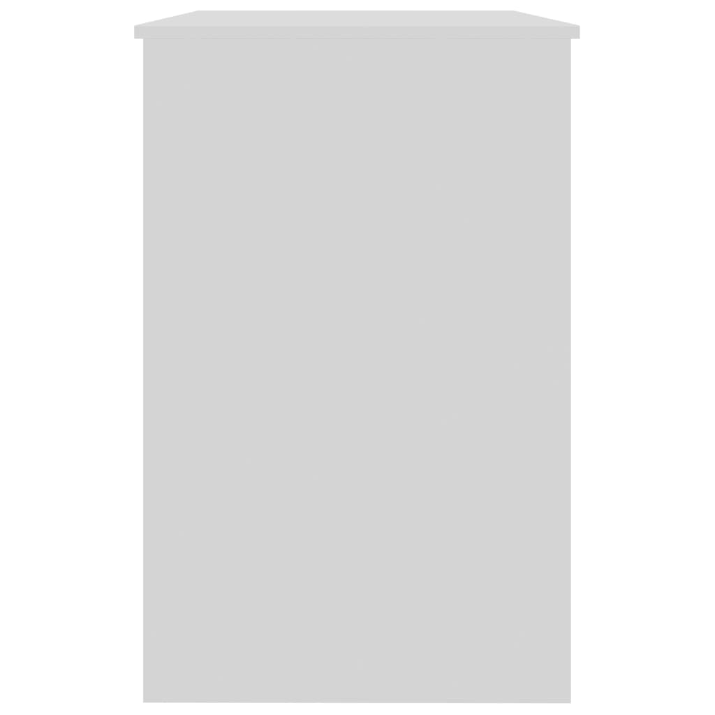 Γραφείο Γυαλιστερό Λευκό 100 x 50 x 76 εκ. από Επεξ. Ξύλο 8