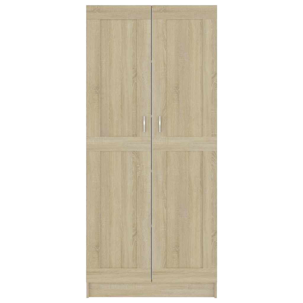 Βιβλιοθήκη Χρώμα Sonoma Δρυς 82,5x30,5x185,5 εκ. Επεξ. Ξύλο 6