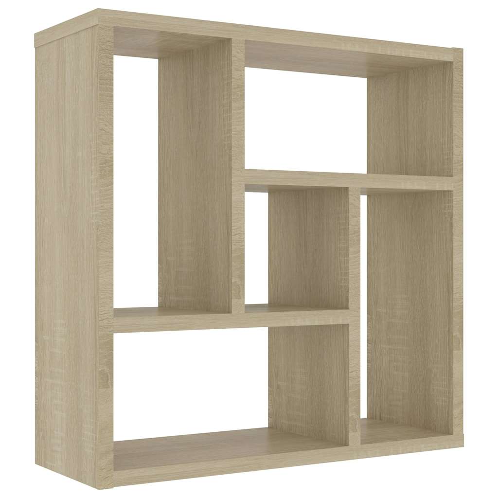 Ραφιέρα Τοίχου Sonoma Δρυς 45,1 x 16 x 45,1 εκ. από Επεξ. Ξύλο 2