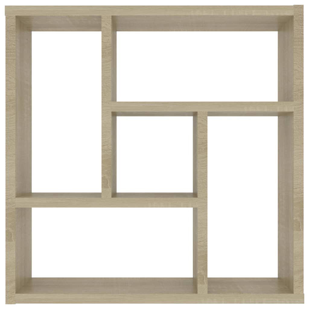 Ραφιέρα Τοίχου Sonoma Δρυς 45,1 x 16 x 45,1 εκ. από Επεξ. Ξύλο 4