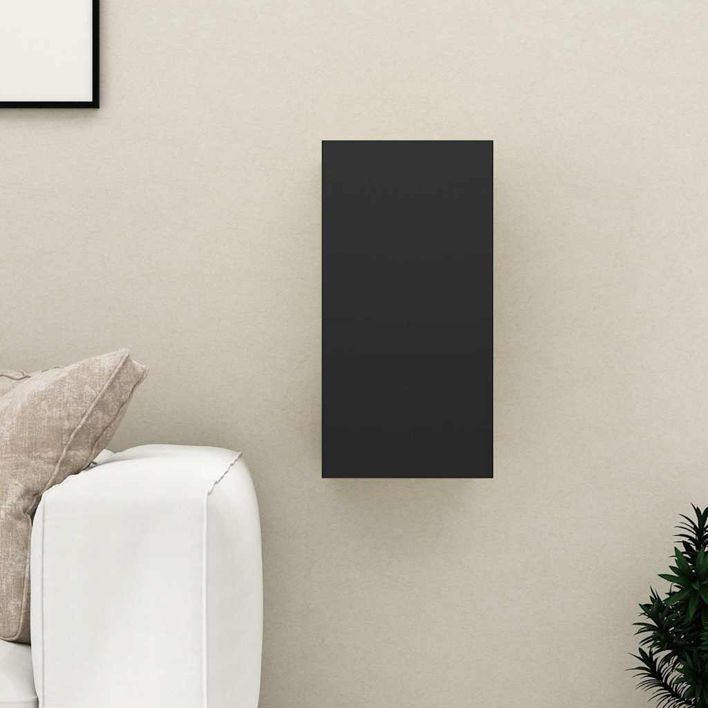 Έπιπλο Τηλεόρασης Μαύρο 30,5 x 30 x 60 εκ. από Επεξ. Ξύλο 1