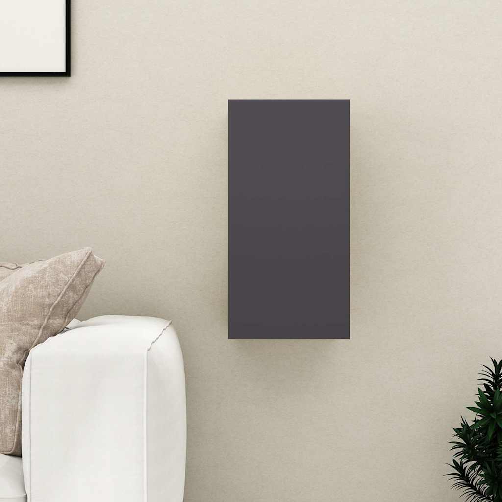 Έπιπλο Τηλεόρασης Γκρι 30,5 x 30 x 60 εκ. από Επεξ. Ξύλο 1