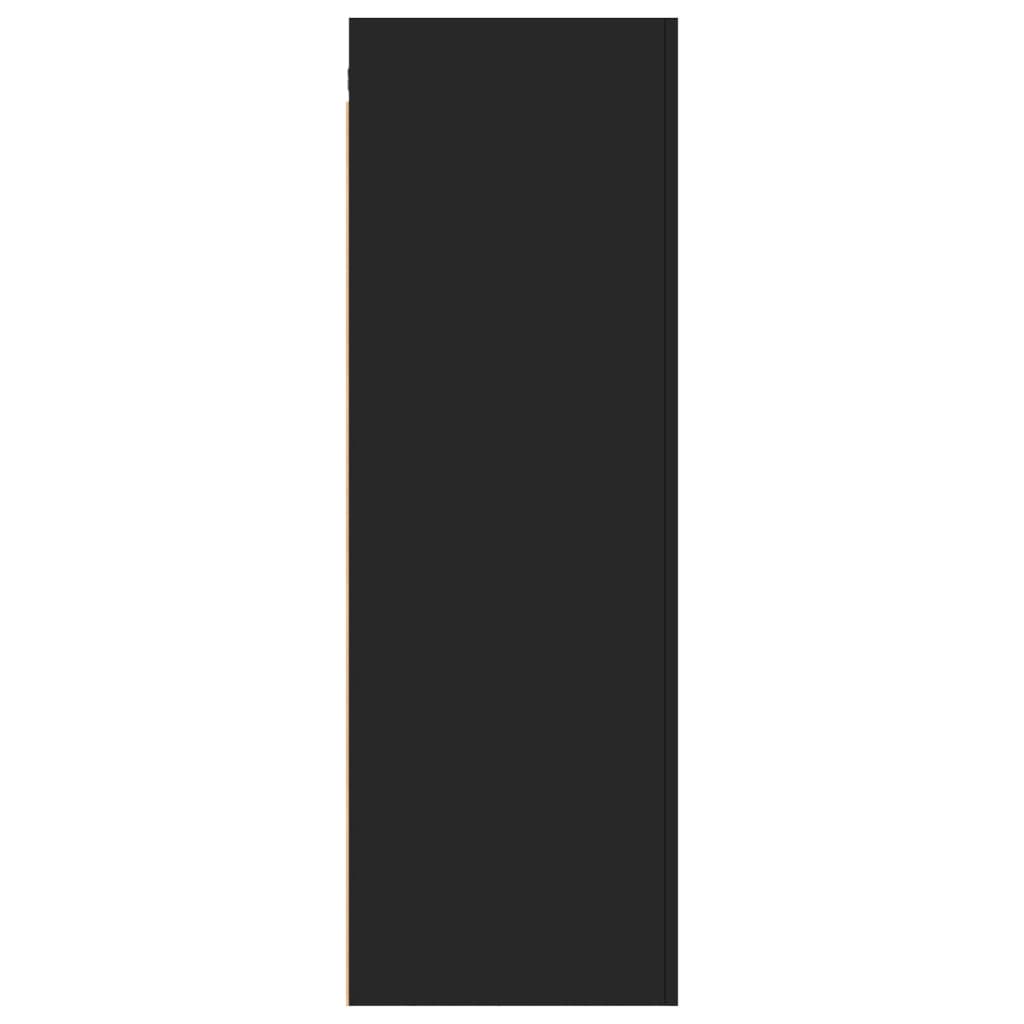 Έπιπλο Τηλεόρασης Μαύρο 30,5 x 30 x 90 εκ. από Επεξ. Ξύλο 4