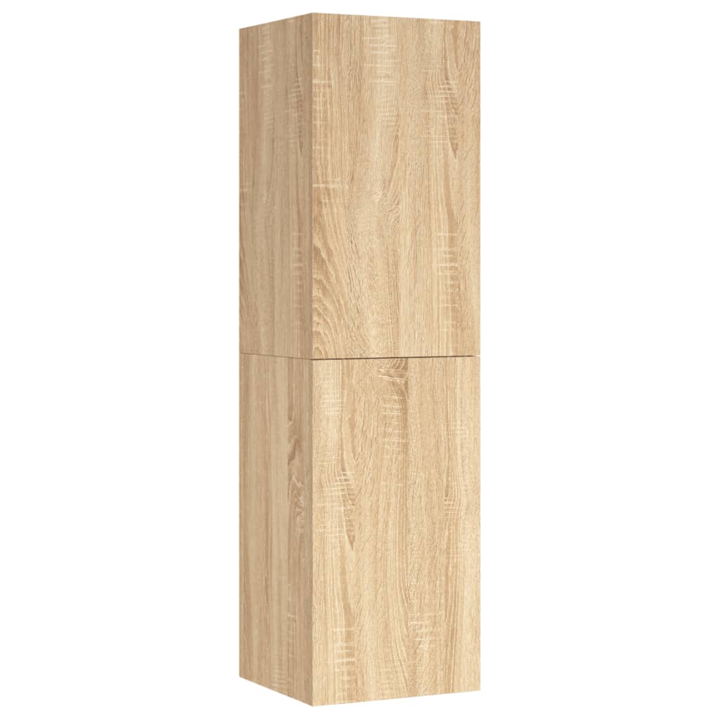 Έπιπλο Τηλεόρασης Sonoma Δρυς 30,5x30x110 εκ. από Επεξ. Ξύλο 2