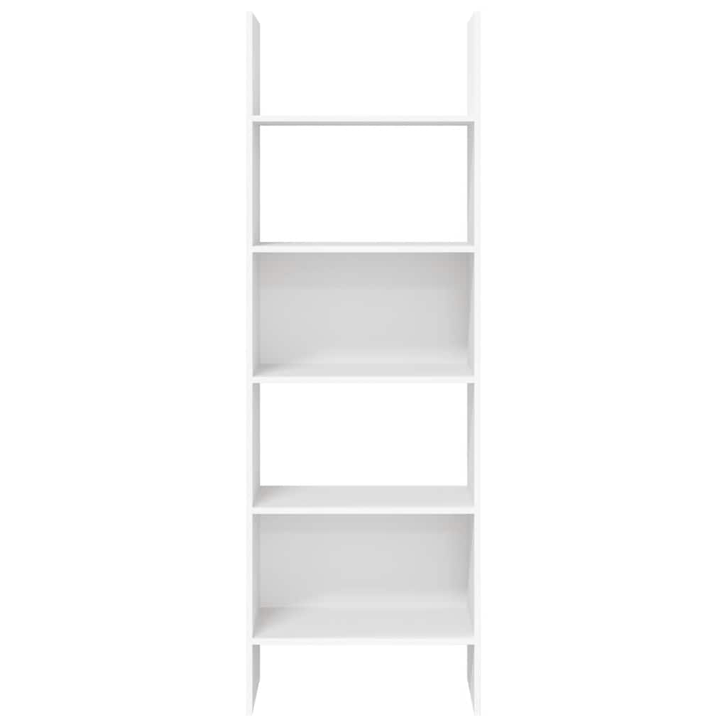 Βιβλιοθήκη Λευκή 60 x 35 x 180 εκ. από Επεξ. Ξύλο 5